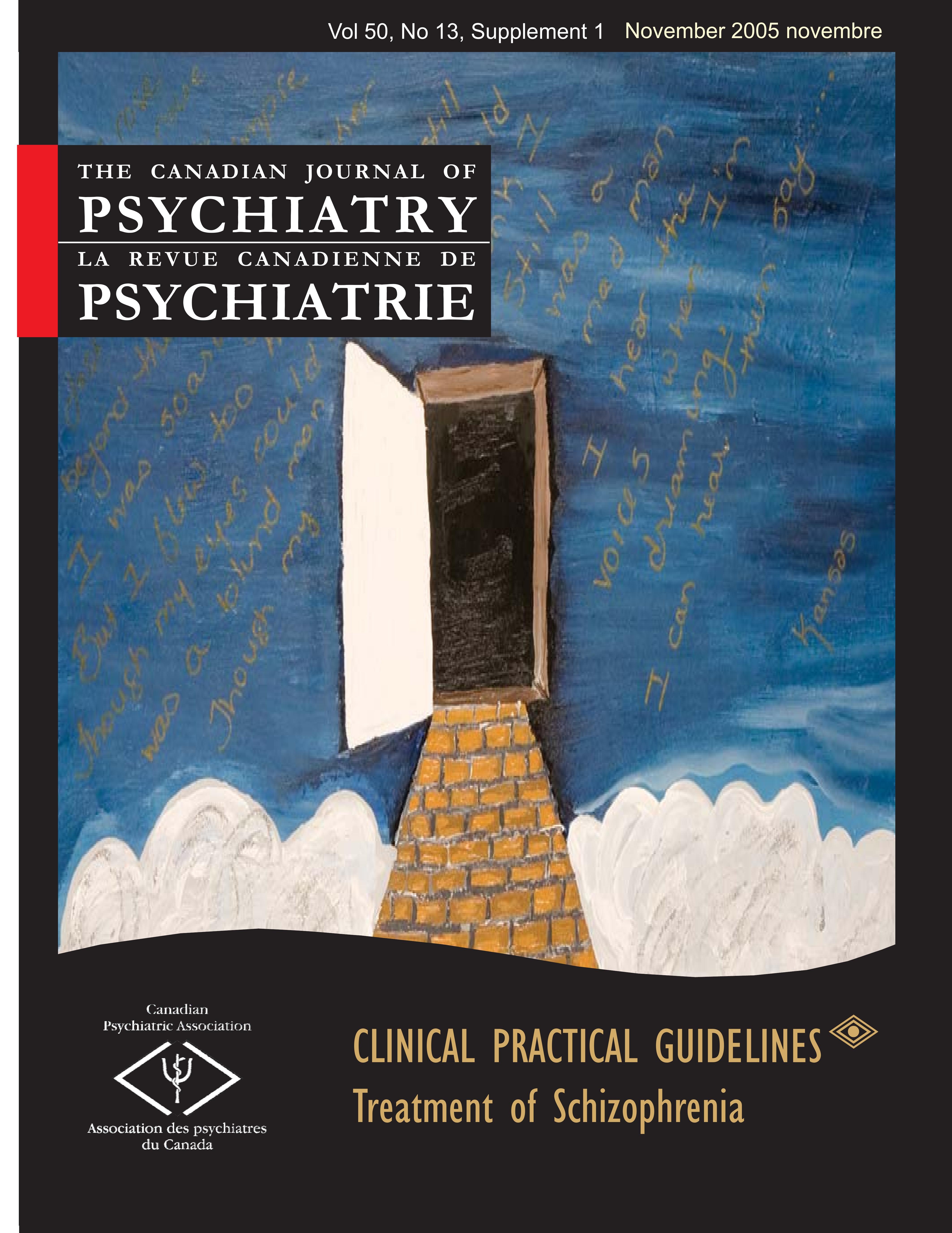 Clinical Practice Guidelines: Treatment of schizophrenia