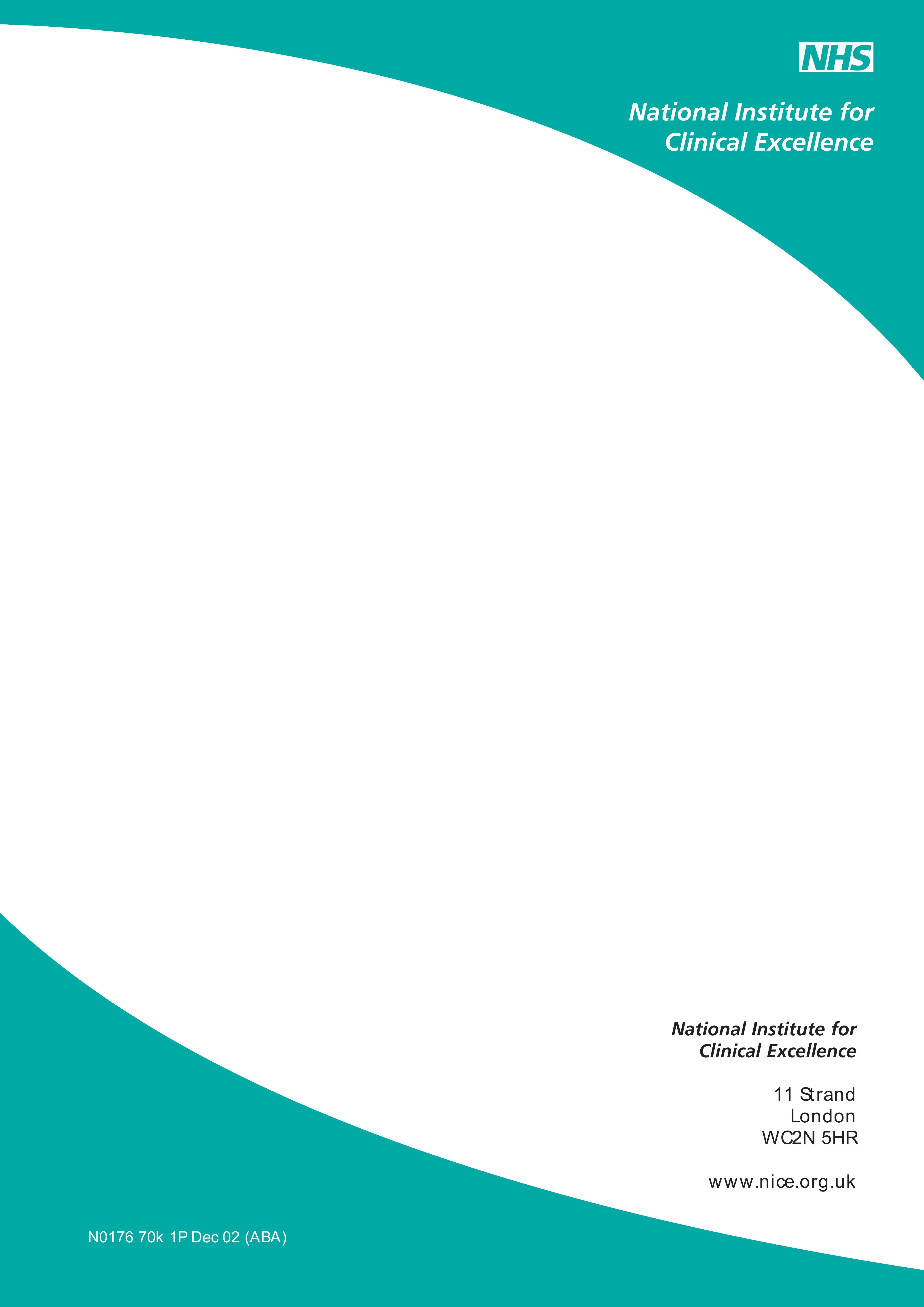 Schizophrenia: Core interventions in the treatment and management of schizophrenia in primary and secondary care